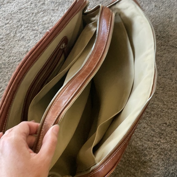 Cole Haan Leather Messenger Bag - Picture 11 of 13